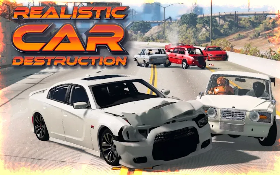 Скачать Highway Crash Car Race Mod APK — Безлимитные деньги и все машины — скриншот 5 Скачать Highway Crash Car Race Mod APK — Безлимитные деньги и все машины — скриншот 5