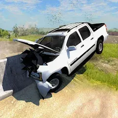 Скачать Highway Crash Car Race Mod APK — Безлимитные деньги и все машины