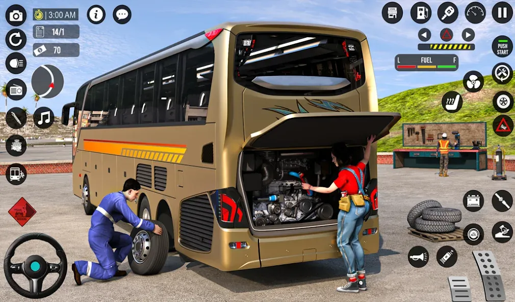 Скачать Bus Simulator 3D: Bus Games последней версии — Безлимитные деньги и топливо — скриншот 1 Скачать Bus Simulator 3D: Bus Games последней версии — Безлимитные деньги и топливо — скриншот 1