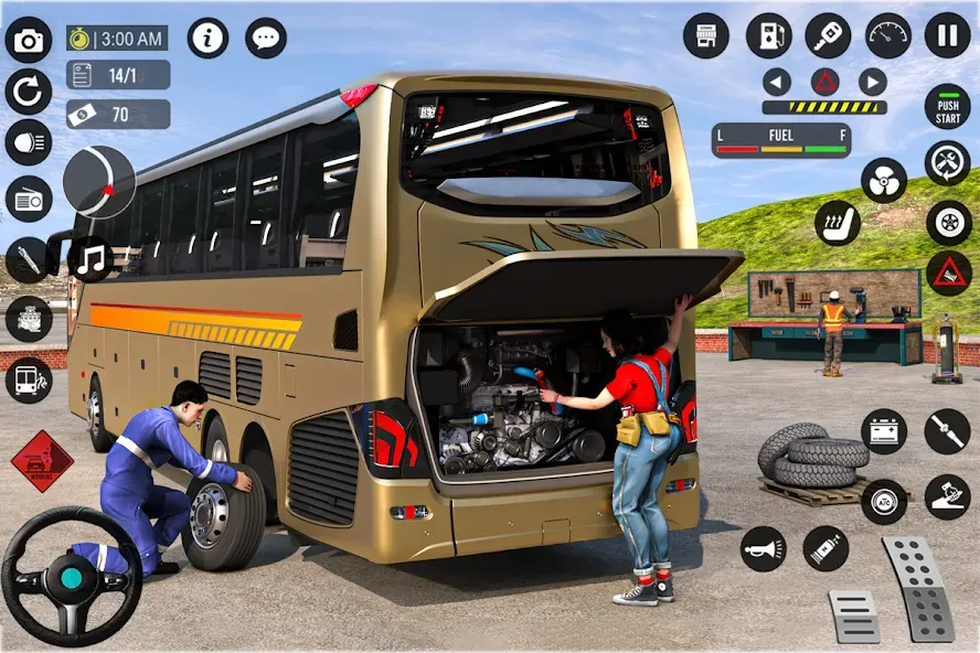 Скачать Bus Simulator 3D: Bus Games последней версии — Безлимитные деньги и топливо — скриншот 5 Скачать Bus Simulator 3D: Bus Games последней версии — Безлимитные деньги и топливо — скриншот 5