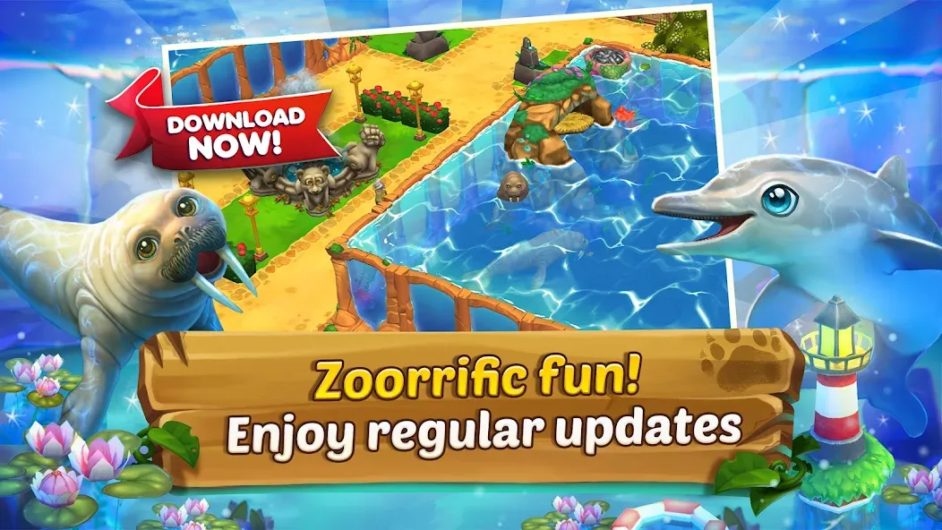 Zoo 2: Animal Park взломанный APK — Безлимитные монеты и ресурсы — скриншот 2 Zoo 2: Animal Park взломанный APK — Безлимитные монеты и ресурсы — скриншот 2