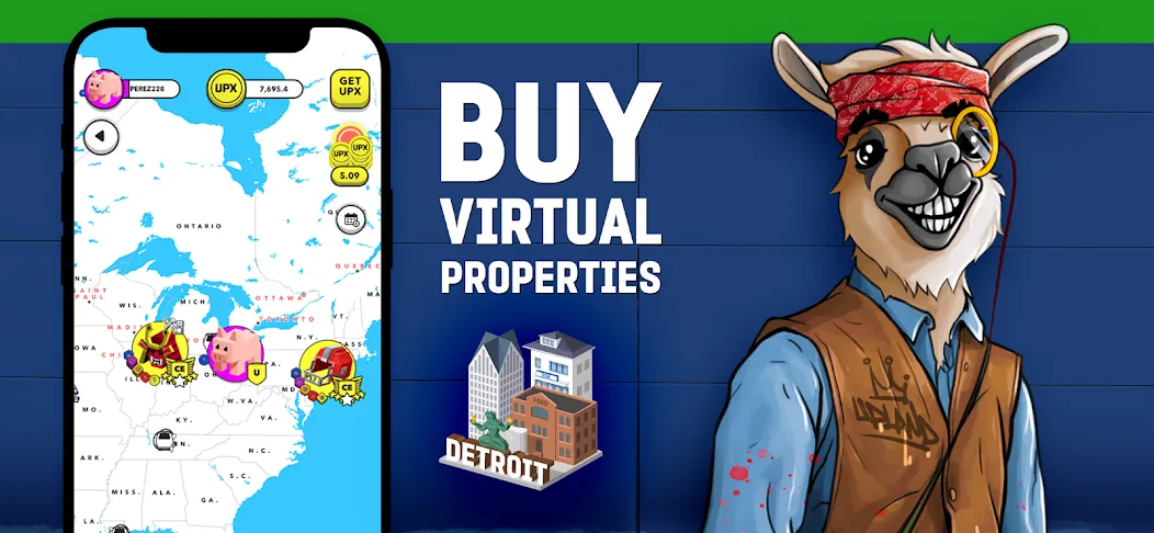 Скачать Upland - Real Estate Simulator на Андроид с модом — Безлимитные деньги и недвижимость — скриншот 2