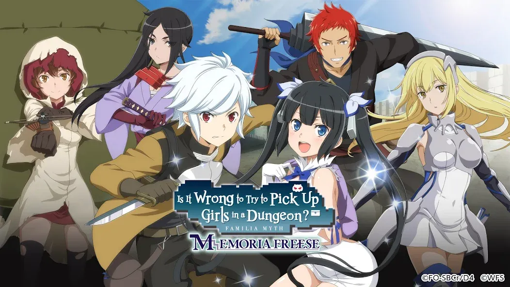 DanMachi - MEMORIA FREESE — Безлимитные деньги и премиум-валюта, скачать мод APK — скриншот 1 DanMachi - MEMORIA FREESE — Безлимитные деньги и премиум-валюта, скачать мод APK — скриншот 1