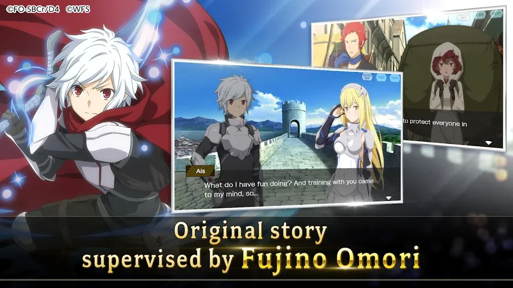DanMachi - MEMORIA FREESE — Безлимитные деньги и премиум-валюта, скачать мод APK — скриншот 2 DanMachi - MEMORIA FREESE — Безлимитные деньги и премиум-валюта, скачать мод APK — скриншот 2