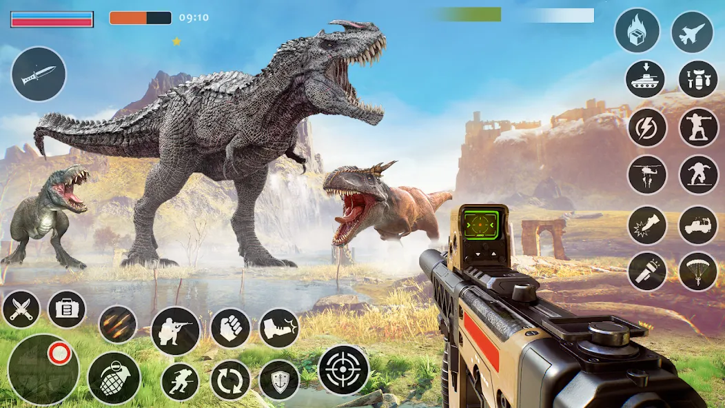 Скачать Wild Dino Hunting: Zoo Hunter — Безлимитные деньги и всё оружие — скриншот 3