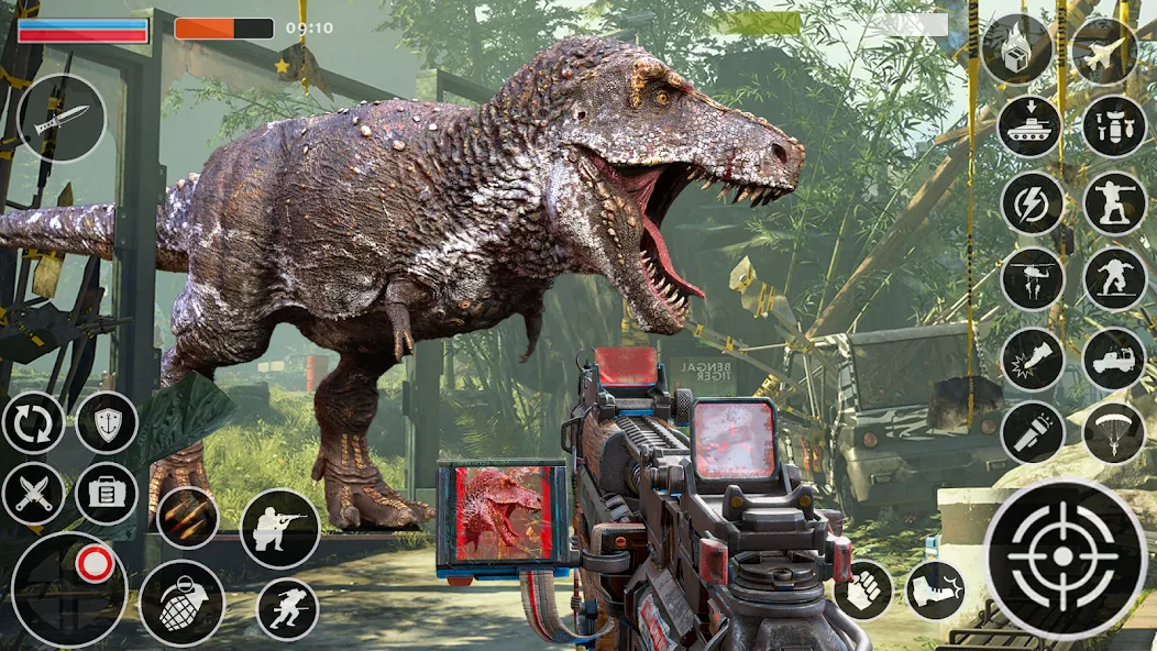 Скачать Wild Dino Hunting: Zoo Hunter — Безлимитные деньги и всё оружие — скриншот 5
