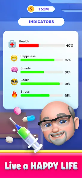 Story Life Simulator: Idle Sim — Безлимитные деньги и всё открыто, скачать мод APK — скриншот 4