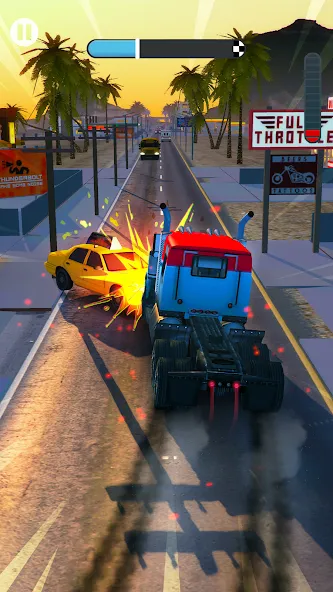 Мод Rush Hour 3D: Car Game — Безлимитные деньги и все машины открыты, скачать APK — скриншот 1