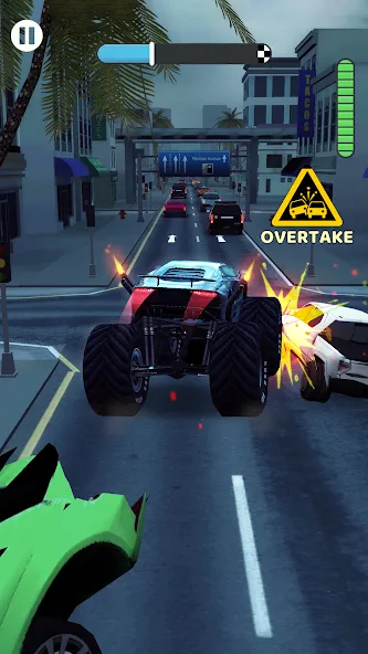 Мод Rush Hour 3D: Car Game — Безлимитные деньги и все машины открыты, скачать APK — скриншот 4