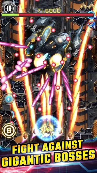 Lightning Fighter 2: Space War взлом на Андроид — Безлимитные монеты и разблокированы уровни — скриншот 2 Lightning Fighter 2: Space War взлом на Андроид — Безлимитные монеты и разблокированы уровни — скриншот 2