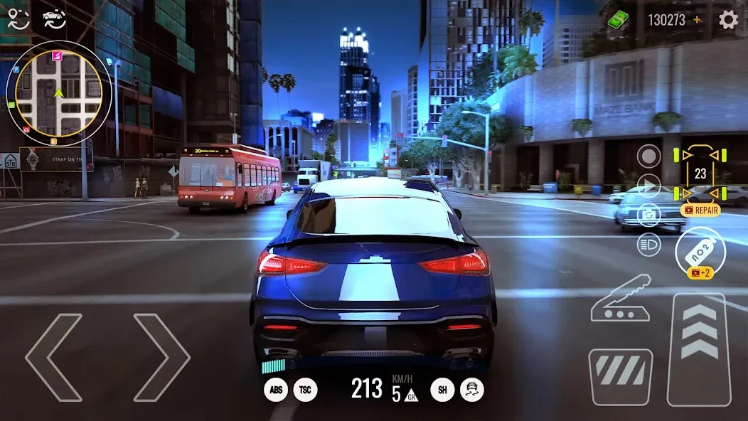 Скачать Driving Real Race City 3D — Безлимитные деньги и топливо — скриншот 4