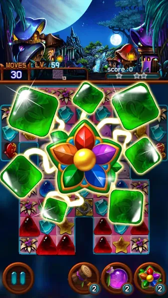 Jewel Galaxy — Безлимитные монеты и бустеры, скачать мод APK — скриншот 1 Jewel Galaxy — Безлимитные монеты и бустеры, скачать мод APK — скриншот 1