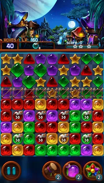 Jewel Galaxy — Безлимитные монеты и бустеры, скачать мод APK — скриншот 3 Jewel Galaxy — Безлимитные монеты и бустеры, скачать мод APK — скриншот 3