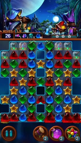 Jewel Galaxy — Безлимитные монеты и бустеры, скачать мод APK — скриншот 5 Jewel Galaxy — Безлимитные монеты и бустеры, скачать мод APK — скриншот 5