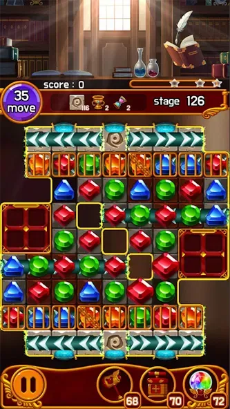 Jewel Magic Castle MOD APK скачать на Андроид — Безлимитные монеты и жизни — скриншот 3