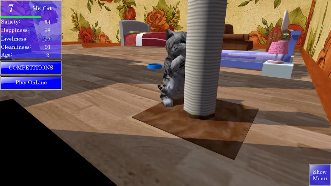 Cute Pocket Cat 3D MOD APK: Много монет и все коты открыты — скриншот 5