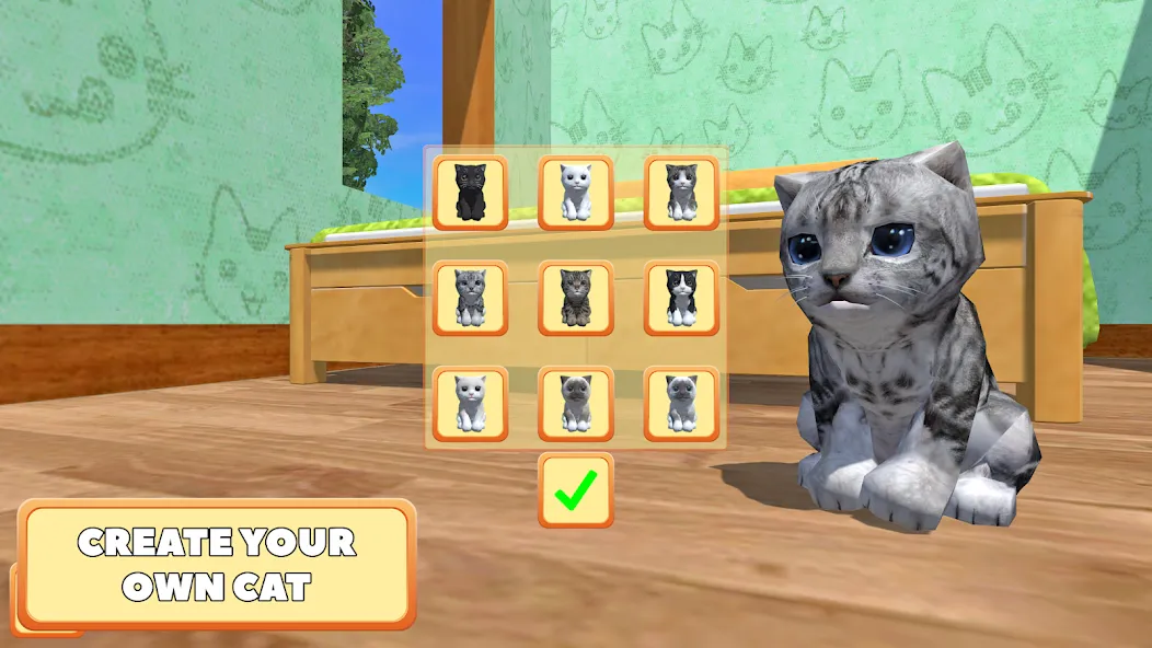 Cute Pocket Cat 3D - Part 2 — Безлимитные монеты и все питомцы, скачать мод APK — скриншот 1 Cute Pocket Cat 3D - Part 2 — Безлимитные монеты и все питомцы, скачать мод APK — скриншот 1
