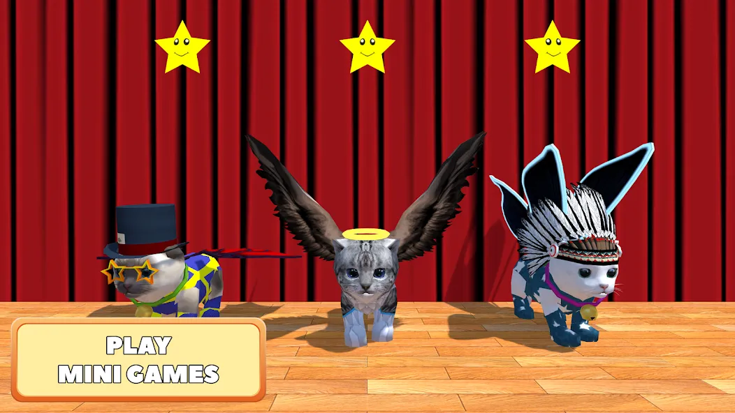 Cute Pocket Cat 3D - Part 2 — Безлимитные монеты и все питомцы, скачать мод APK — скриншот 4 Cute Pocket Cat 3D - Part 2 — Безлимитные монеты и все питомцы, скачать мод APK — скриншот 4
