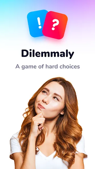 Dilemmaly - Would you rather? бесплатно на Андроид — мод: Безлимитные дилеммы и все режимы — скриншот 1