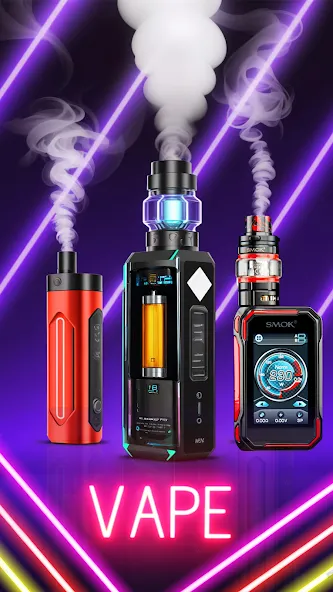 Мод Virtual Vape Smoke Simulation — Больше дыма и эффектов, скачать APK — скриншот 4