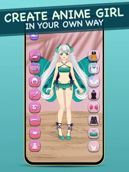 Скачать Anime Dress Up for Adults бесплатно — Все наряды и аксессуары открыты — скриншот 2 Скачать Anime Dress Up for Adults бесплатно — Все наряды и аксессуары открыты — скриншот 2