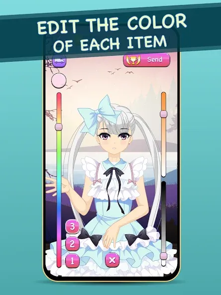 Скачать Anime Dress Up for Adults бесплатно — Все наряды и аксессуары открыты — скриншот 4 Скачать Anime Dress Up for Adults бесплатно — Все наряды и аксессуары открыты — скриншот 4