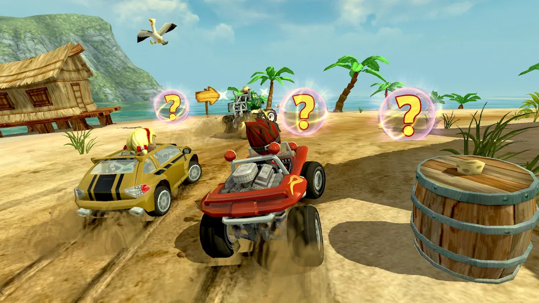 Beach Buggy Racing — последняя версия с модом (Безлимитные деньги и открыты все машины) — скриншот 3 Beach Buggy Racing — последняя версия с модом (Безлимитные деньги и открыты все машины) — скриншот 3