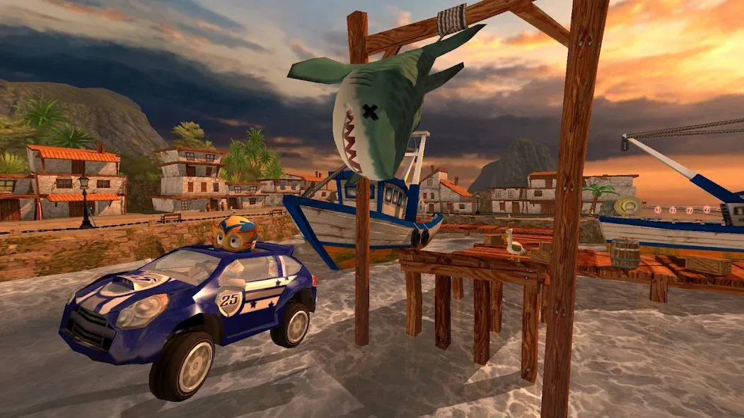 Beach Buggy Racing — последняя версия с модом (Безлимитные деньги и открыты все машины) — скриншот 5 Beach Buggy Racing — последняя версия с модом (Безлимитные деньги и открыты все машины) — скриншот 5
