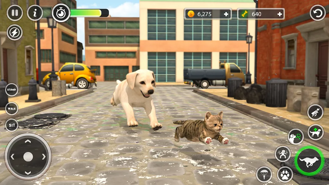 Скачать Dog Simulator Pet Dog Games 3D бесплатно — Безлимитные деньги и питомцы — скриншот 4