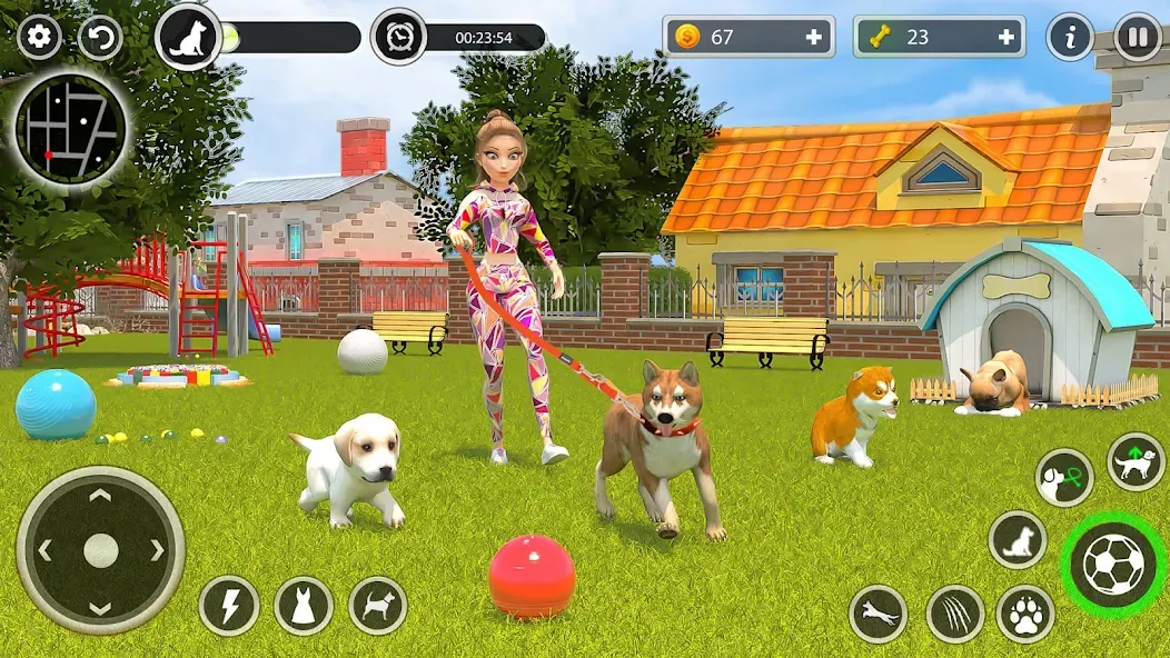 Скачать Dog Simulator Pet Dog Games 3D бесплатно — Безлимитные деньги и питомцы — скриншот 5