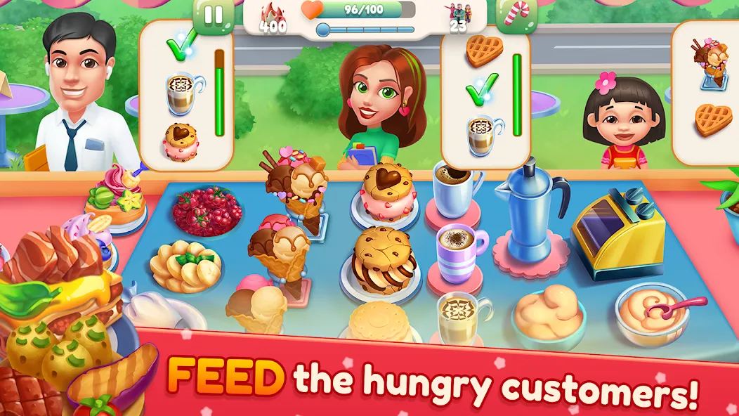 Скачать Cooking Artist: Kitchen Game Mod APK — Безлимитные деньги и энергия — скриншот 1