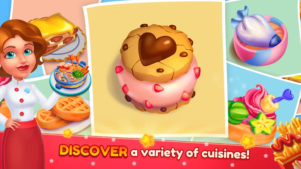 Скачать Cooking Artist: Kitchen Game Mod APK — Безлимитные деньги и энергия — скриншот 3