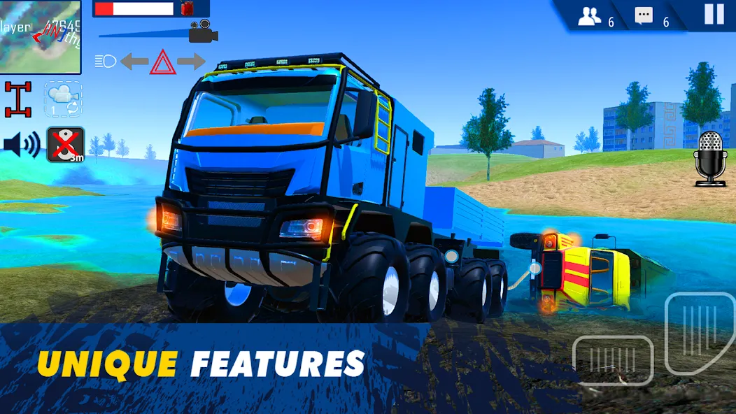 Скачать Offroad Simulator Online 4x4 на Андроид с модом — Безлимитные деньги и топливо — скриншот 2