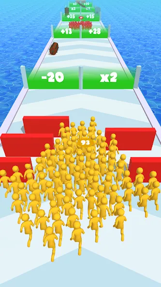 Count Masters Crowd Runner — скачать мод: Безлимитные монеты и все уровни — скриншот 3