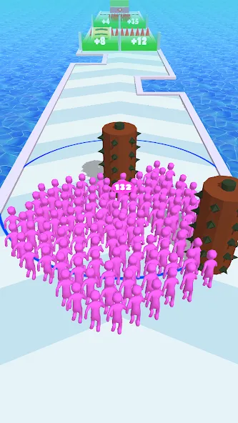 Count Masters Crowd Runner — скачать мод: Безлимитные монеты и все уровни — скриншот 5