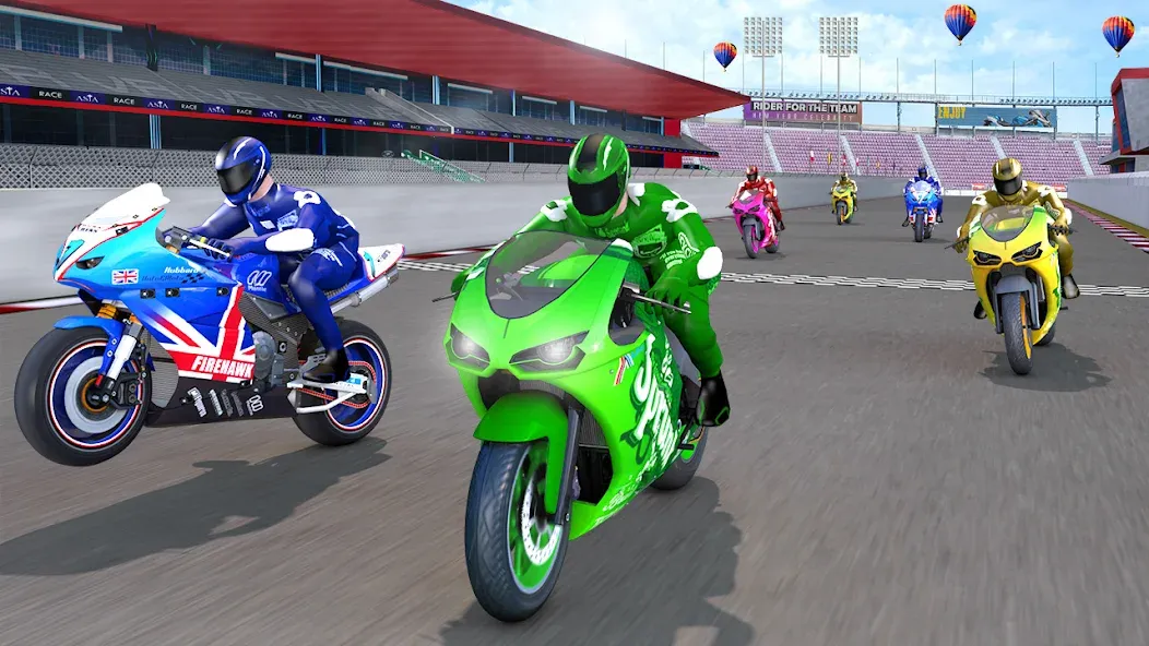 Скачать 3D Bike Racing Games Offline последней версии — Без рекламы и всё открыто — скриншот 4