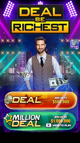 Скачать Deal Be Richest: Vegas Coin на Андроид с модом — Безлимитные монеты и бонусы — скриншот 4 Скачать Deal Be Richest: Vegas Coin на Андроид с модом — Безлимитные монеты и бонусы — скриншот 4
