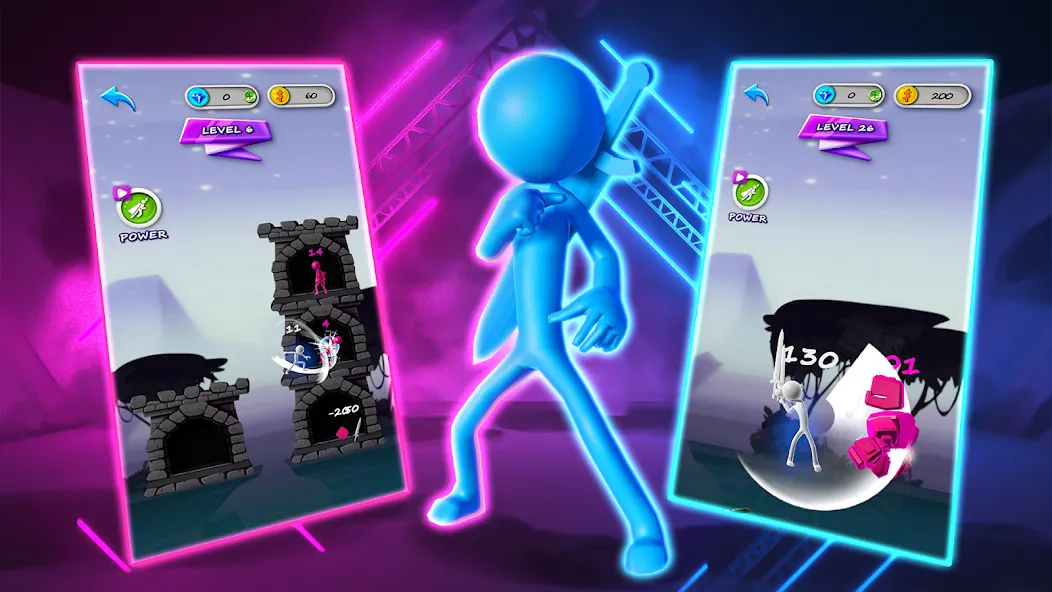 Скачать мод Stickman Tower Defense — Безлимитные деньги и усиленная защита — скриншот 1 Скачать мод Stickman Tower Defense — Безлимитные деньги и усиленная защита — скриншот 1