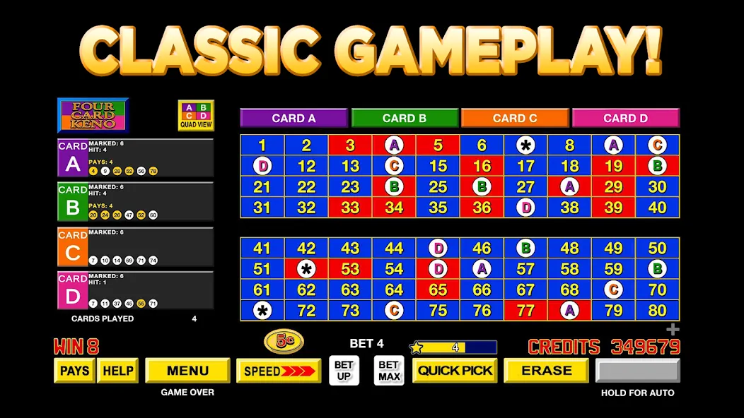 Keno Star - Multi Card Games взлом APK — Безлимитные монеты и все карты — скриншот 3 Keno Star - Multi Card Games взлом APK — Безлимитные монеты и все карты — скриншот 3