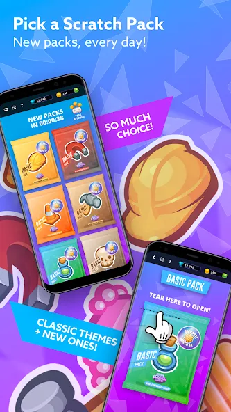 Bitcoin Scratch MOD APK: Много биткоинов и бонусов — скриншот 2