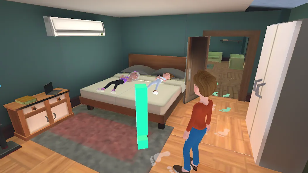 Мод Super Dad Virtual : Happy Game — Безлимитные деньги и энергия, скачать APK — скриншот 3