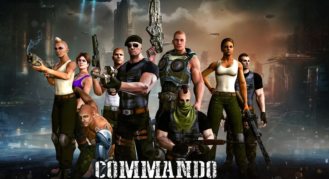 V Commando shooting взлом APK — Безлимитные патроны и мощное оружие — скриншот 4 V Commando shooting взлом APK — Безлимитные патроны и мощное оружие — скриншот 4
