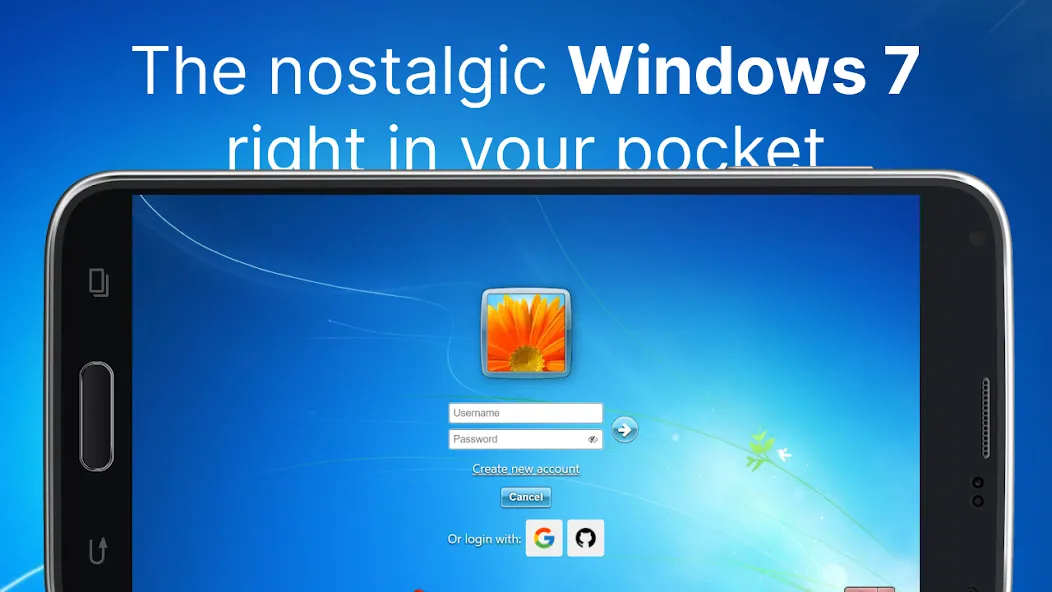 Мод Win7 Simu — Полная версия без ограничений, скачать APK — скриншот 1