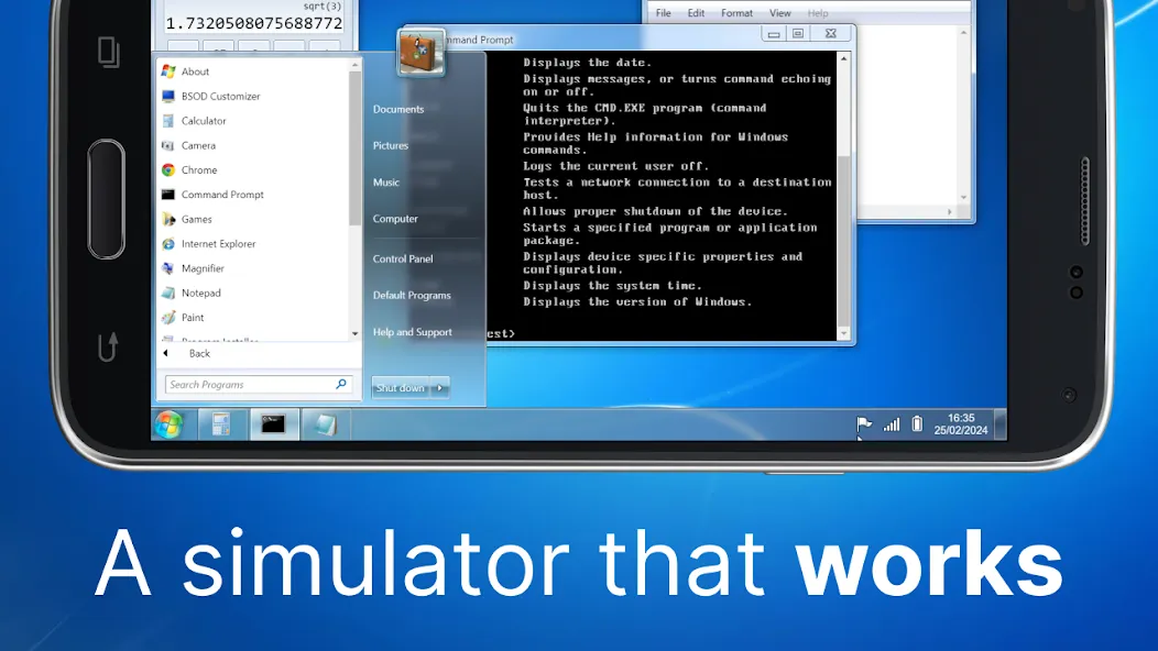Мод Win7 Simu — Полная версия без ограничений, скачать APK — скриншот 2