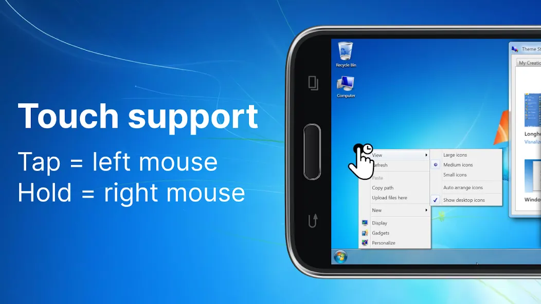 Мод Win7 Simu — Полная версия без ограничений, скачать APK — скриншот 3