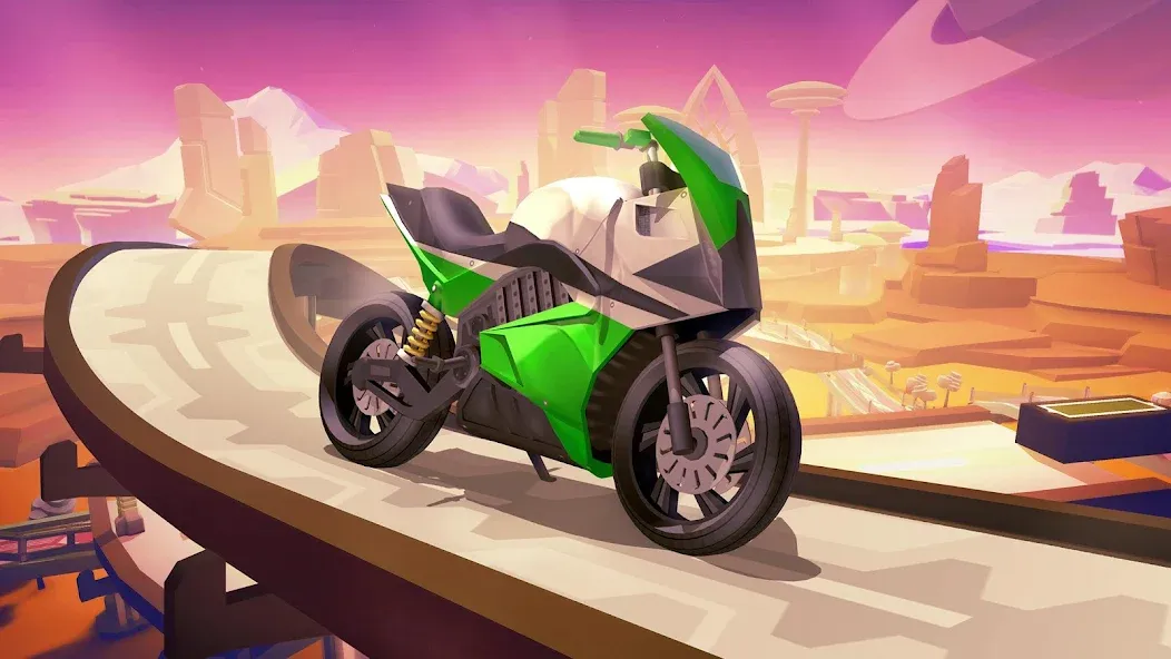 Мод Gravity Rider Zero — Безлимитные деньги и топливо, скачать APK — скриншот 1
