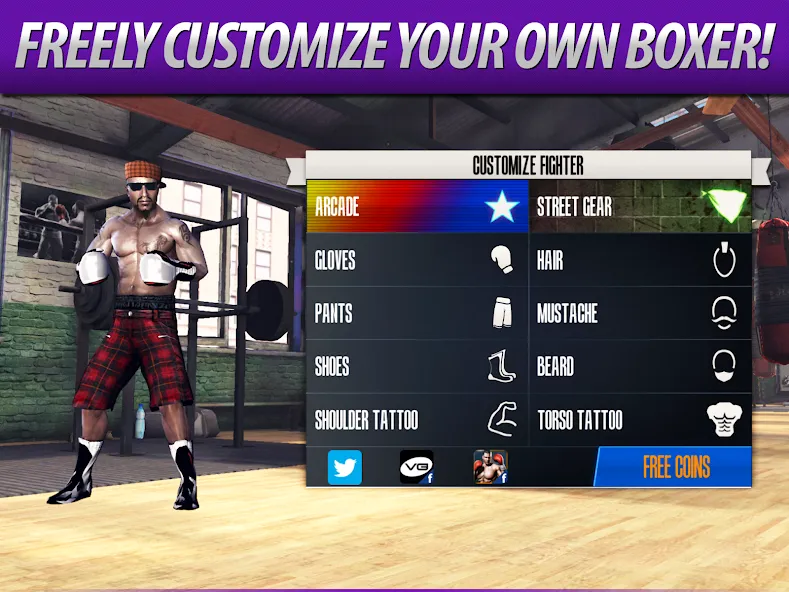 Скачать Real Boxing – Fighting Game мод — Безлимитные деньги и энергия — скриншот 4 Скачать Real Boxing – Fighting Game мод — Безлимитные деньги и энергия — скриншот 4
