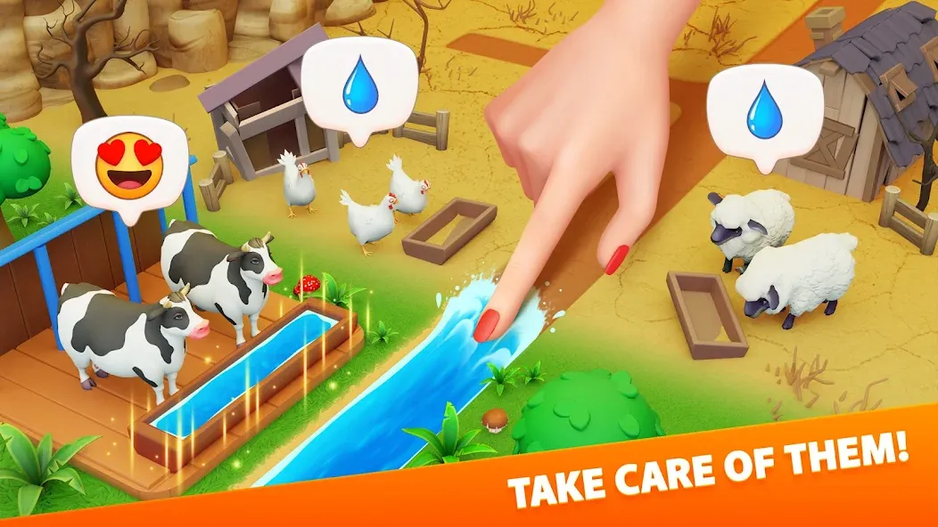 Klondike Adventures: Farm Game взломанный APK — Безлимитные монеты и энергия — скриншот 1 Klondike Adventures: Farm Game взломанный APK — Безлимитные монеты и энергия — скриншот 1