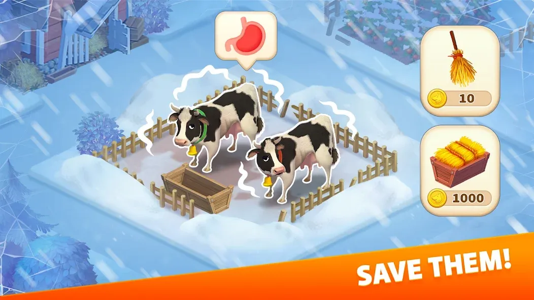 Klondike Adventures: Farm Game взломанный APK — Безлимитные монеты и энергия — скриншот 2 Klondike Adventures: Farm Game взломанный APK — Безлимитные монеты и энергия — скриншот 2