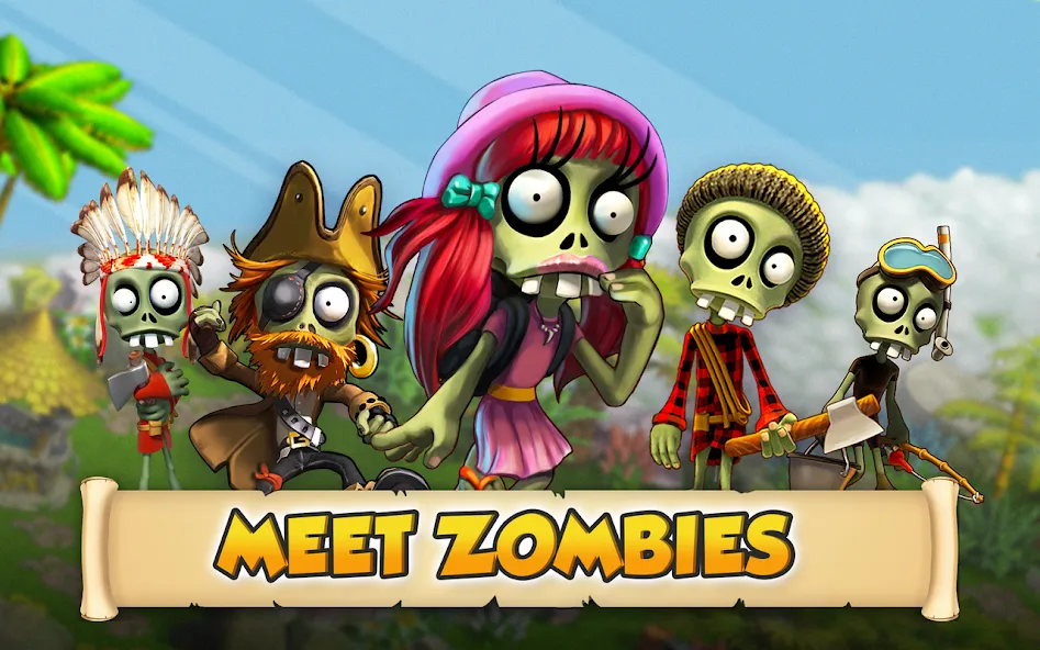 Zombie Castaways — взломанная версия, Безлимитные деньги и ресурсы — скриншот 5 Zombie Castaways — взломанная версия, Безлимитные деньги и ресурсы — скриншот 5